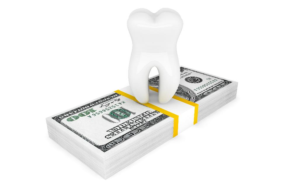 cartoon tooth with money | dental clinic parramatta