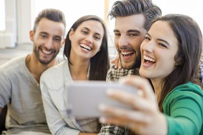 group of friends smiling | dentist parramatta