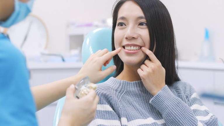 anti-wrinkle injections in parramatta | woman at dentist