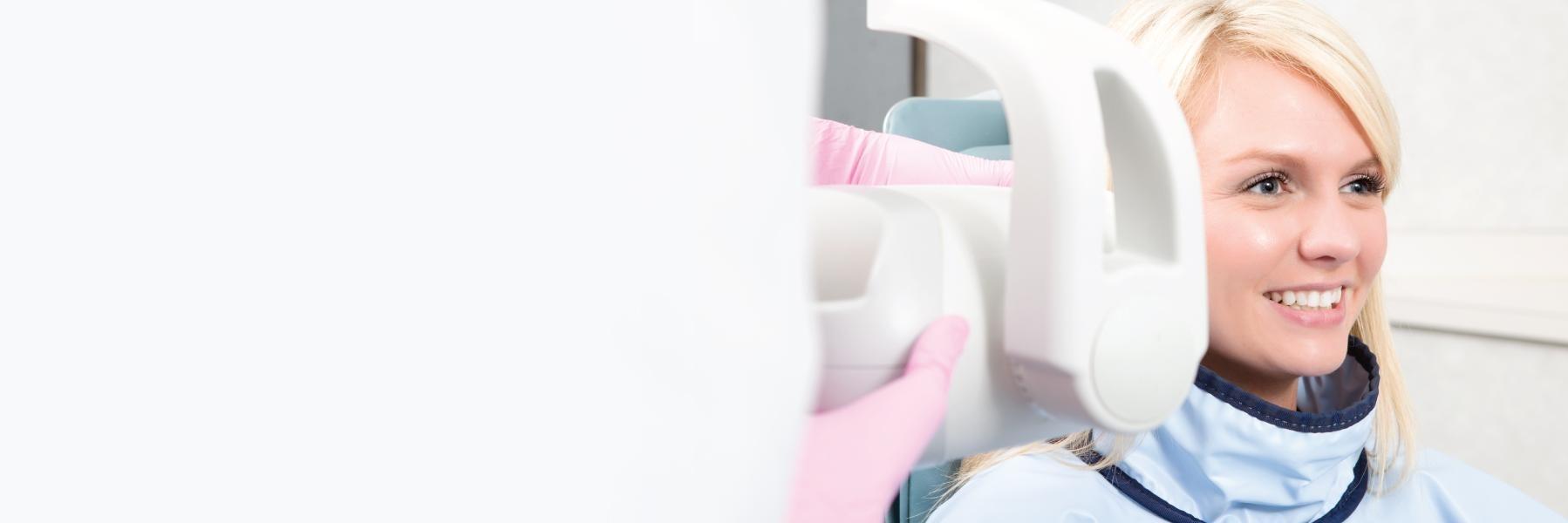 woman at dentist in paramatta