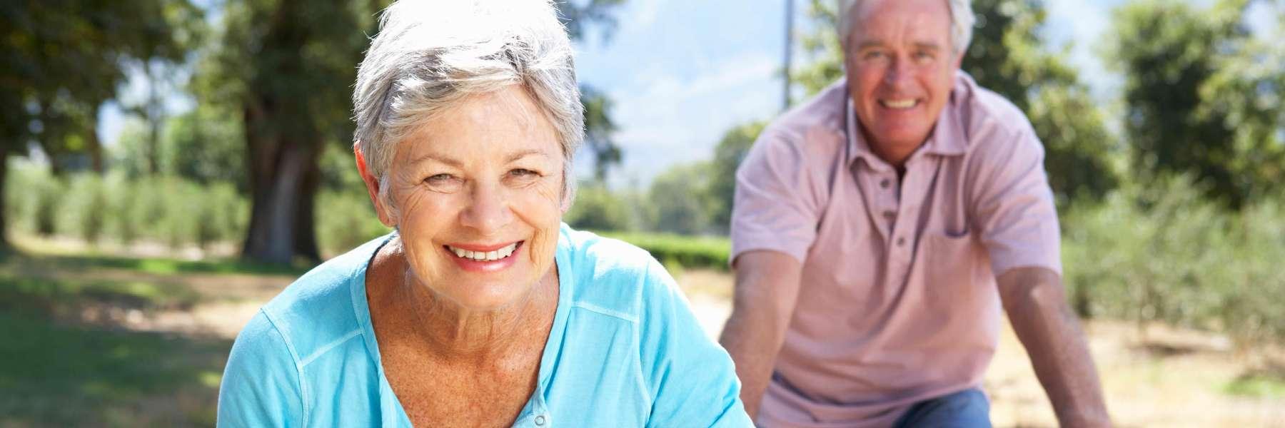 woman with same day dental implants in parramatta
