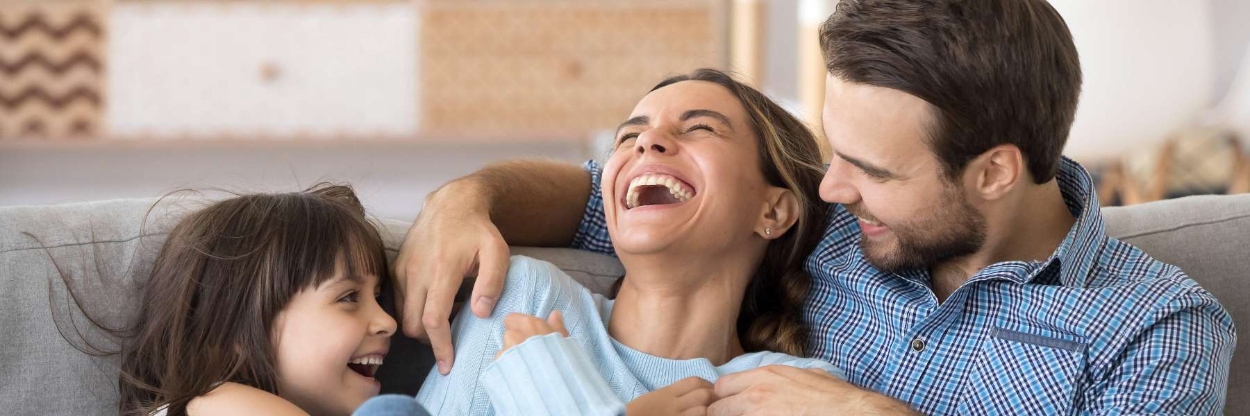 Family laughing | Parramatta Dentist