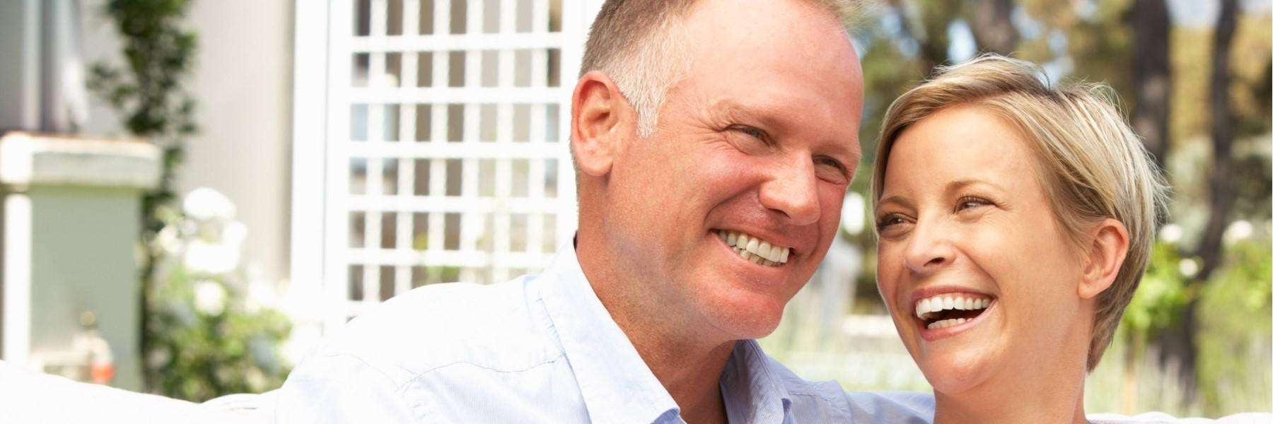 dental implants parramatta | couple laughing
