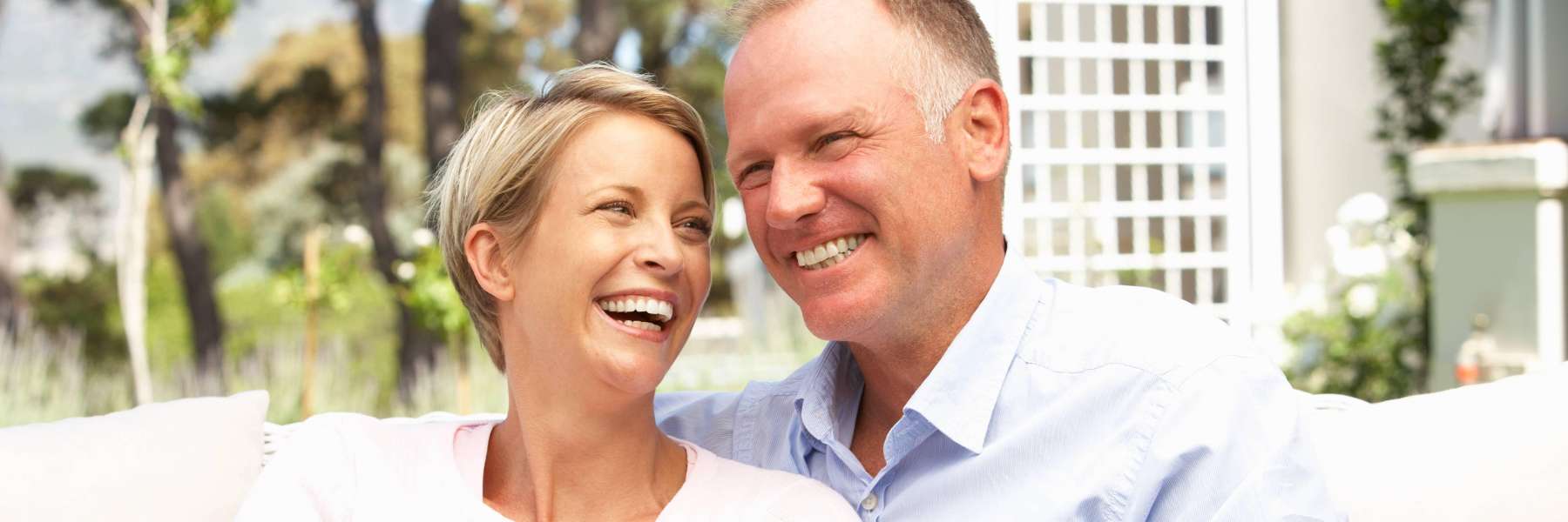 couple with dental implants in parramatta